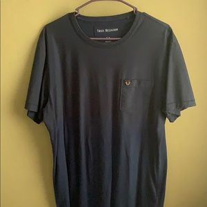 True religion t-shirt shirt dark blue